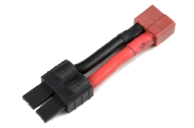 RC - Power adapterkabel - Deans connector man.  traxxas model connector vrouw. - 12AWG Siliconen-kabel - 1 st